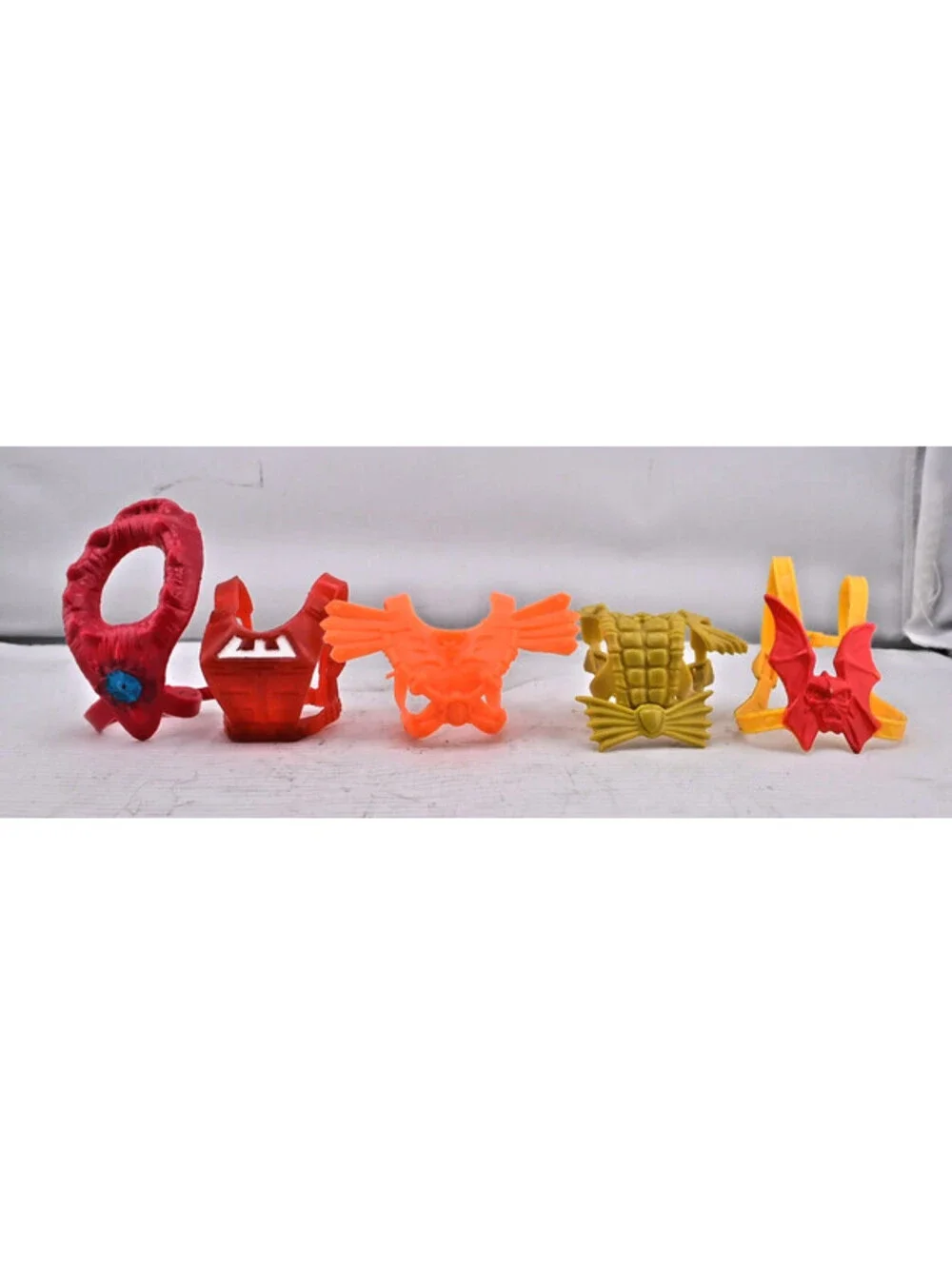 MOTU He-Man Harness chest pieces LOT OF 5 READ